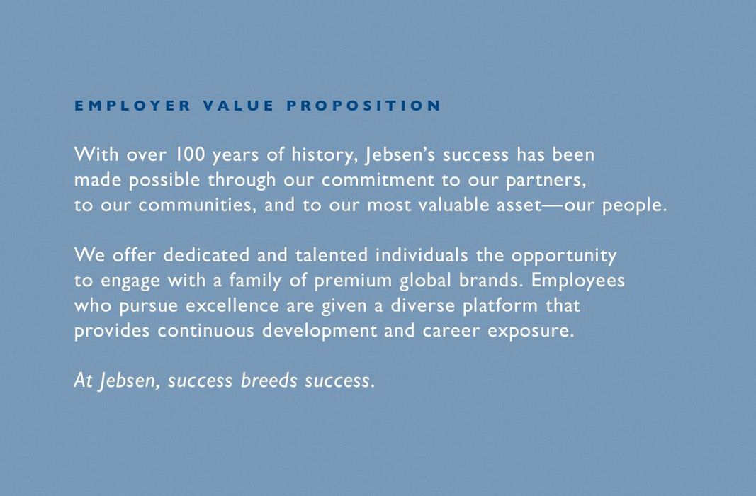 Jebsen - Employer Value Proposition by Maximum Employment Marketing Group (EMG)