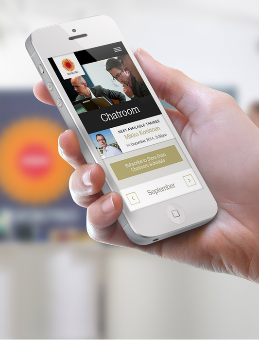 Stora Enso Chatroom Mobile Responsive