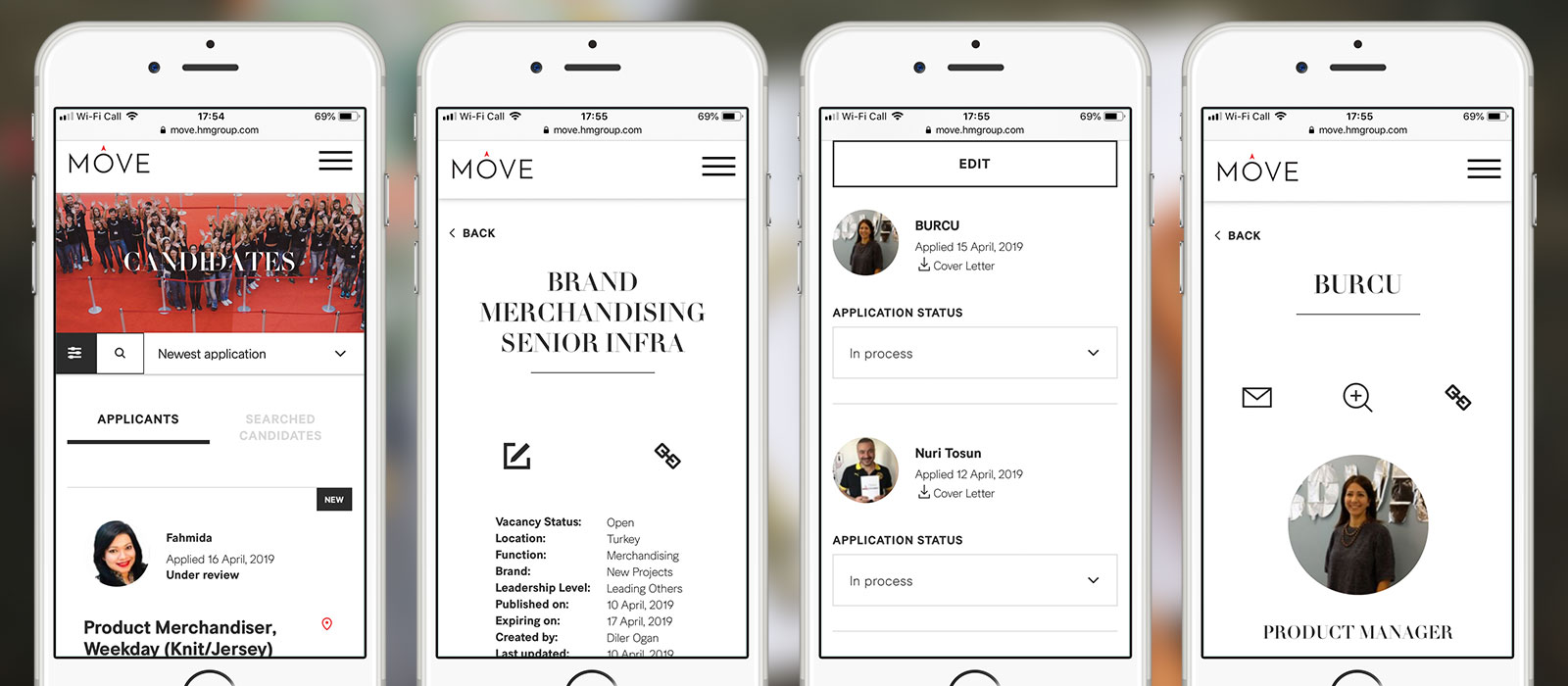 Fully mobile responsive, MOVE offers employees the full range of internal career opportunities within the group