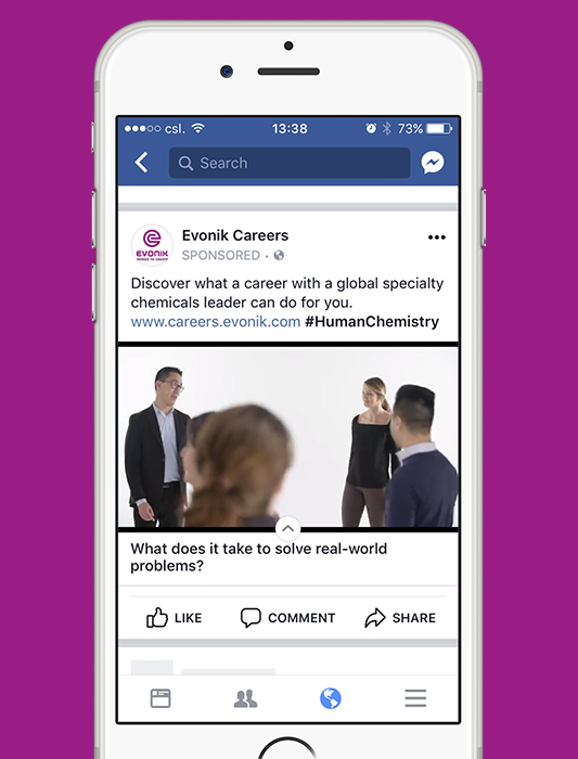 Evonik Facebook Post